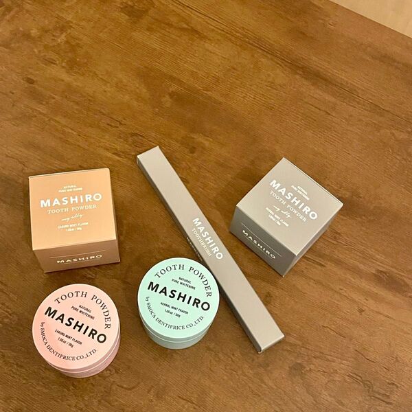 *新品*MASHIRO 薬用ホワイトニングパウダー 2種 スモカ 歯ブラシセット