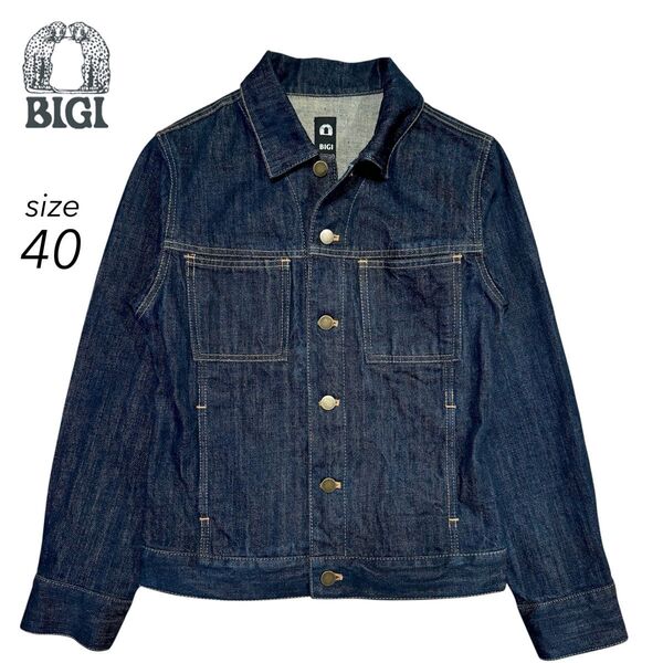BIGI ビギ レディース デニム ジャケット サイズ 40 Lサイズ デニムジャケット