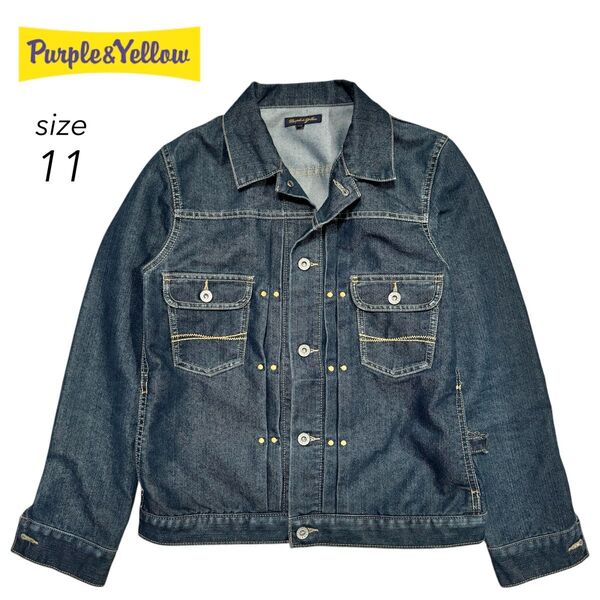 Purple&Yellow パープルアンドイエロー レディース デニムジャケット 2nd