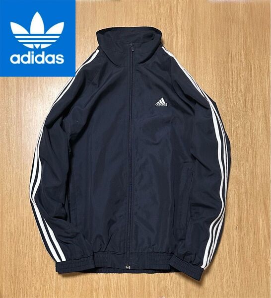 アディダス adidas ジャージ トレフォイル オリジナルス ベッケンバウアー ATP トラックジャケット ロゴ ライン M 紺