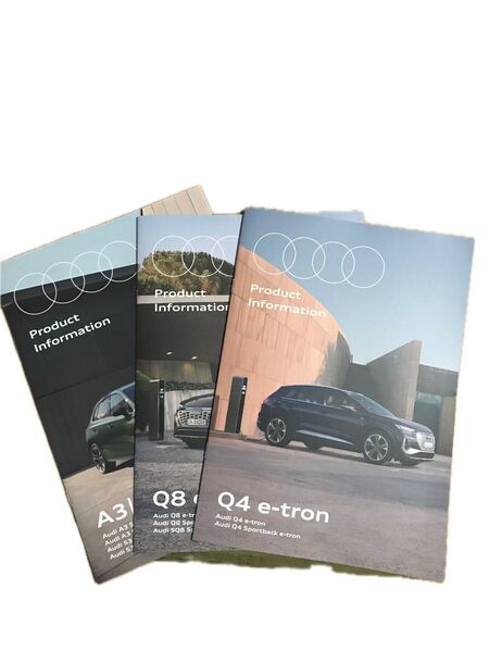 audi q4e-tron q8e-tron A3 2025年 最新カタログ 3冊セット アウディ