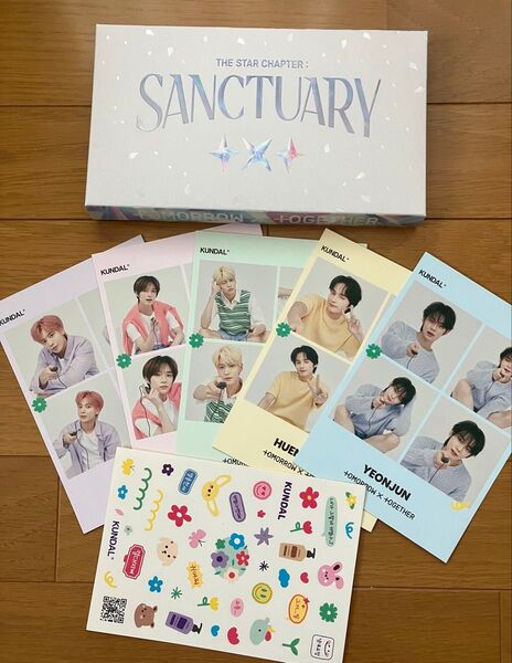 TXT★KUNDALポストカード&シールセット★ライブ歌唱曲多数!sanctuaryヒュニンカイ ★チラシおまけ★トゥバ