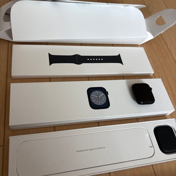 Apple Watch 8 GPSモデル 45mm アルミニウムミッドナイト
