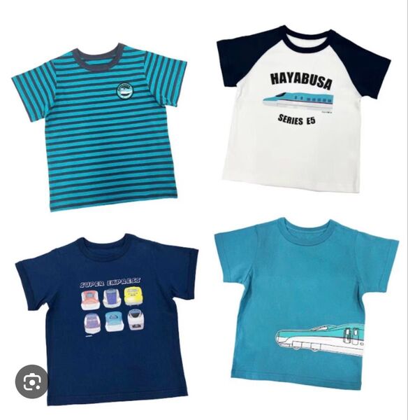 110サイズ JR EAST キッズ 半袖 Tシャツ 4枚セット Tシャツ 半袖 Tシャツ 半袖Tシャツ 半袖 キッズ