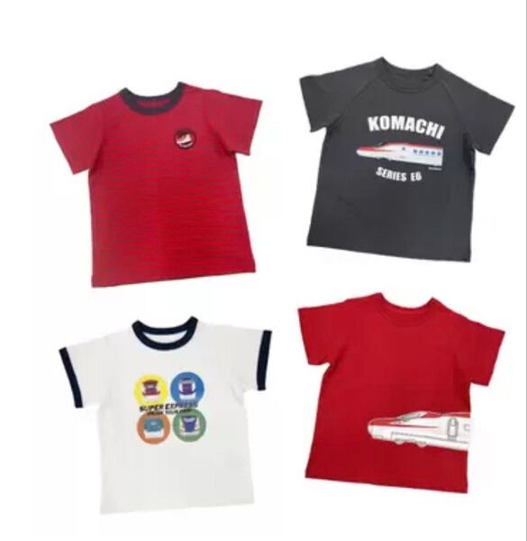 110サイズ JR EAST キッズ 半袖 Tシャツ 4枚セット Tシャツ 半袖 Tシャツ 半袖