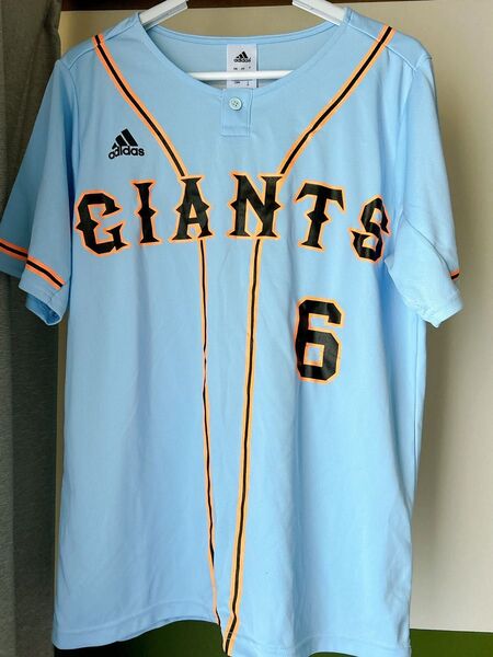 読売ジャイアンツ 坂本勇人 adidasユニフォーム 水色