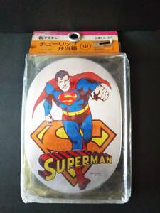  Showa Retro Superman aluminium lunch box unopened normal type American Comics hero *