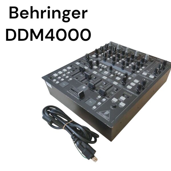 【最安値】動作品 BEHRINGER DDM4000 DJミキサー 4ch ベリンガー