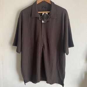 シャーリング開襟シャツ 新品