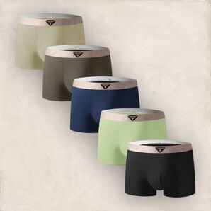 ボクサーパンツ メンズ 下着 5枚セット まとめ売り ミッドライズ