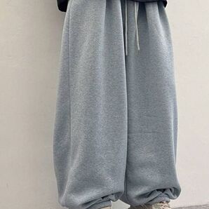 メンズ スウェットパンツ ゆったり ワイドパンツ