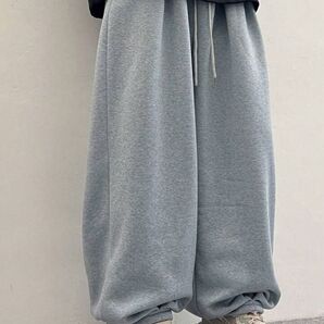 メンズ スウェットパンツ ゆったり ワイドパンツ