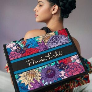 Frida Kahlo フリーダ・カーロ トートバッグ 花柄 フラワー 大容量