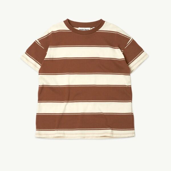 main story ボーダー Tシャツ loose tee mainstory 半袖 カットソー tops トップス