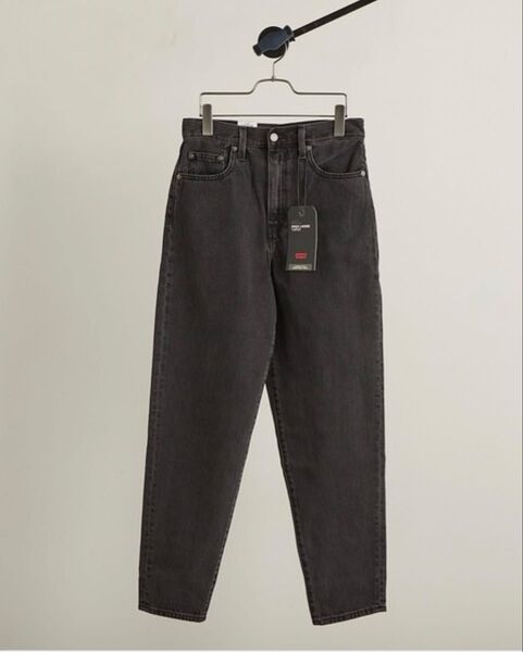 Levi's リーバイス ハイルーズテーパードデニム ブラック W25 L29 デニムパンツ