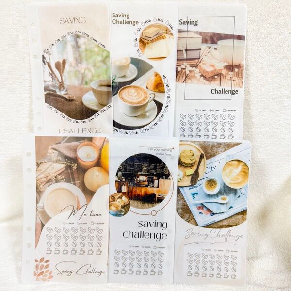 cafe Time A6 saving リフィルバインダー貯金韓国