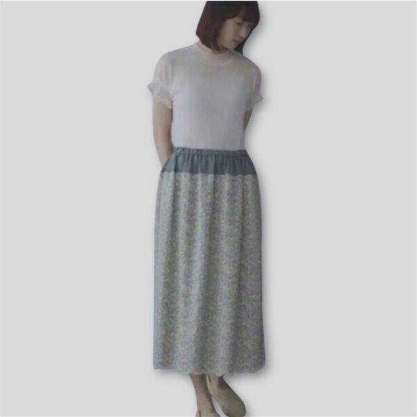 ミナペルホネン skyful スカート サイズ40 light beige