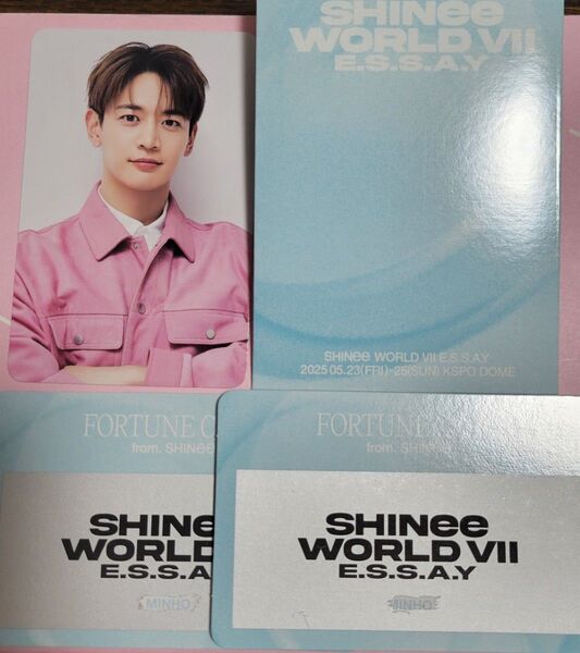 SHINee WORLD VII E.S.S.A.Y トレカ フォーチュンカード MINHO ミノ ミンホ