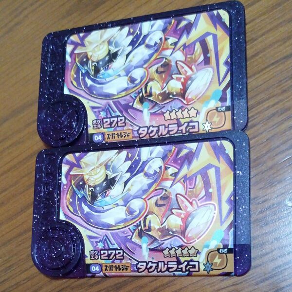 タケルライコ2枚 ポケモンフレンダ スーパートレジャー