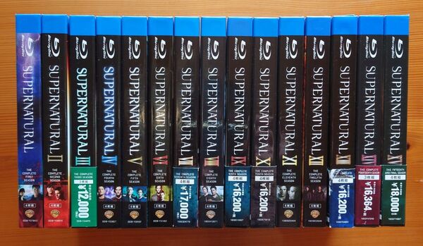 Blu-ray ブルーレイ SUPERNATURAL 1〜15シーズン コンプリートボックス 全巻 完結 セット