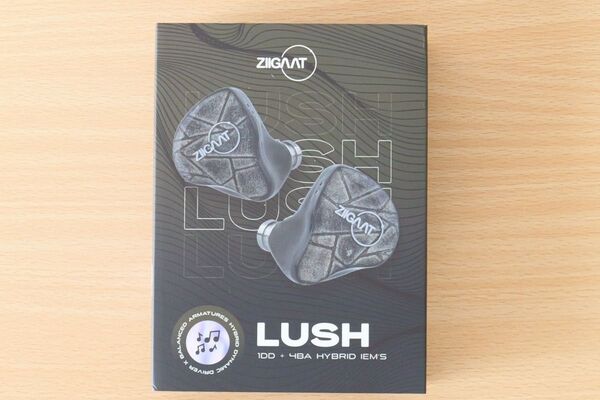 【美品】Linsoul ZiiGaat Lushハイブリット型(4BA+1DD)ハイエンドインナーイヤー
