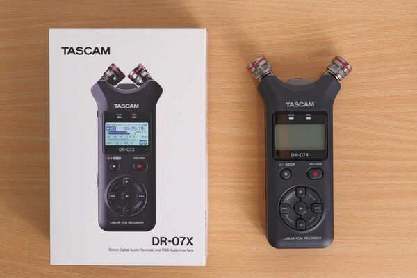 【ほぼ未使用美品】 TASCAM DR-07X リニアPCMレコーダー