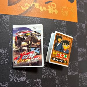 Wii エクサイトトラック 名探偵コナン ミニステリーブック フィギュア2個セット