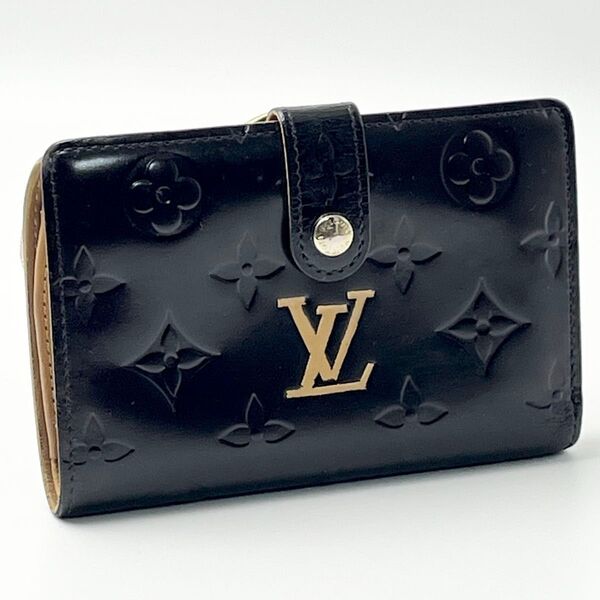 LOUIS VUITTON LOUIS VUITTON ルイヴィトン ポルトモネビエ ヴェルニマット ヴィエノワ 二つ折り 財布