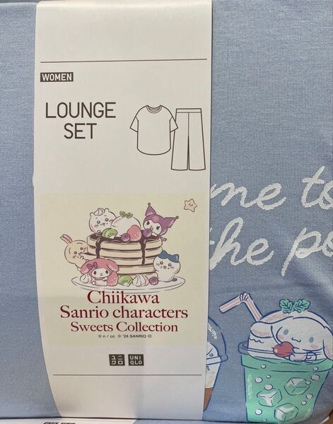 ユニクロ ラウンジセット パジャマ ルームウェア シナモンロール シナモン サンリオ コラボ UNIQLO ちいかわ
