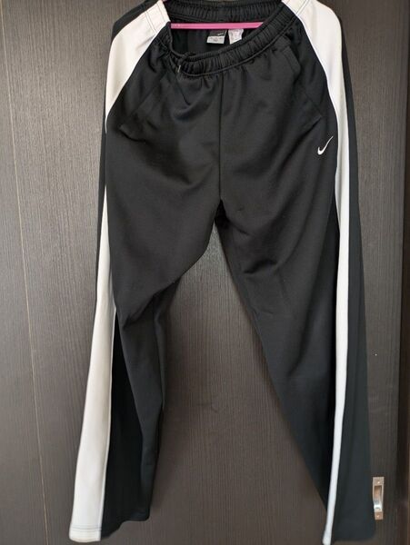 NIKE ジャージパンツ 黒×白ライン