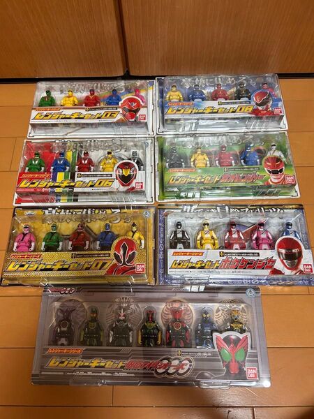 7点 レンジャーキーセット 海賊戦隊ゴーカイジャー オーズ ボウケンジャー ガオレンジャー ゲキレンジャー デカレンジャー