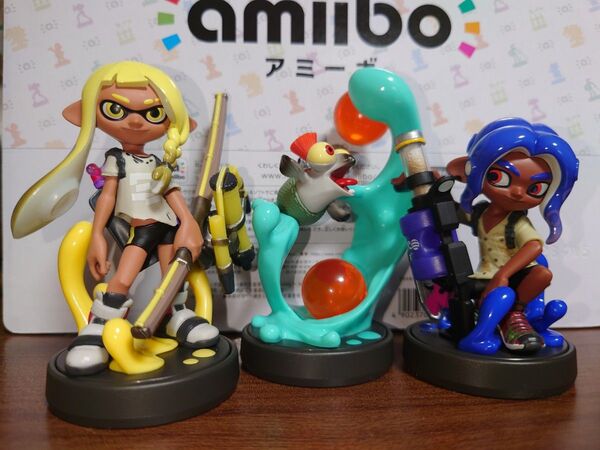 amiibo スプラトゥーン3 トリプルセット インクリング(イエロー) オクトリング(ブルー) コジャケ 任天堂 アミーボ