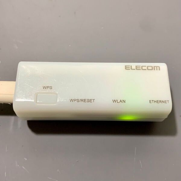 【ジャンク】無線LANポータブルルーター 11bgn 300Mbps エレコム WRH-300WH2