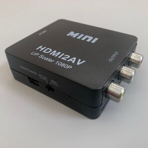【中古】HDMI to AV コンバーター《HDMI信号をアナログビデオ信号へ変換 USB給電ケーブル付き》