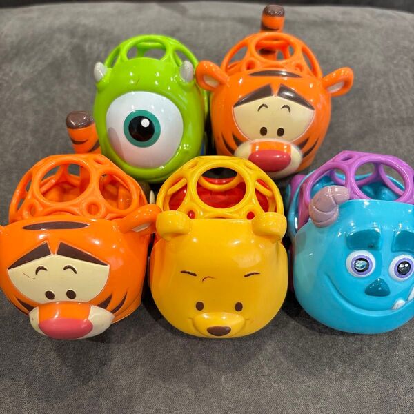 オーボール 車型 ディズニー Disney Oball ピクサー プーさん 5個セット セット売り ティガー モンスターズインク