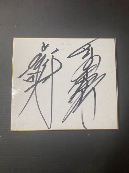 藤波辰巳&木村健吾、前田日明&高田延彦、長州力&小林邦昭寄せ書きサイン色紙 直筆サイン色紙 3枚まとめて