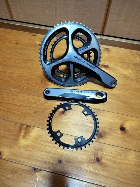 SHIMANO シマノ DURA-ACE fc-9000 53‐39T stages 左パワーメーター
