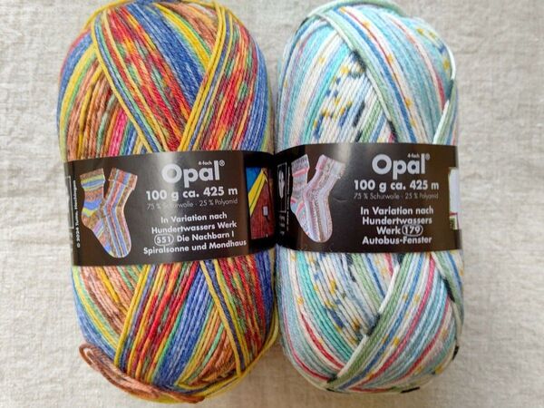 オパールopal 毛糸 フンデルトヴァッサー 2100 2101 ソックヤーン
