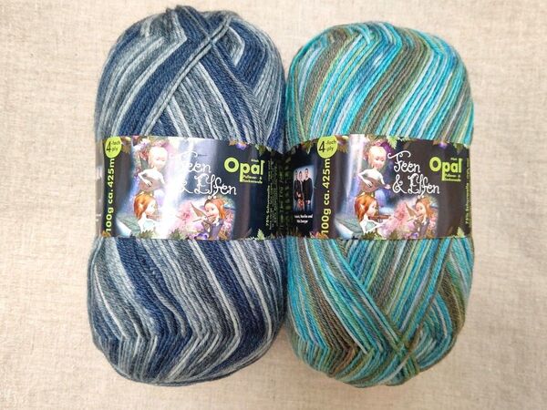 Opal オパール 毛糸 妖精とエルフ5525 5521 2玉セット
