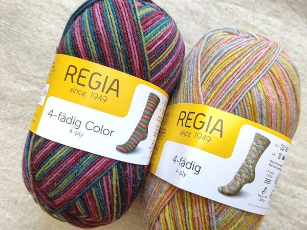 REGIA レギア 毛糸 01289 07707 2玉 ソックヤーン
