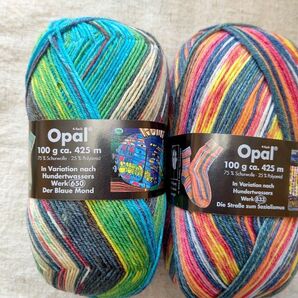 Opal オパール毛糸 フンデルトヴァッサー 1432 1430 ソックヤーン