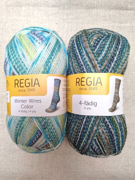 REGIA 毛糸 03093 04767 2点 ソックヤーン