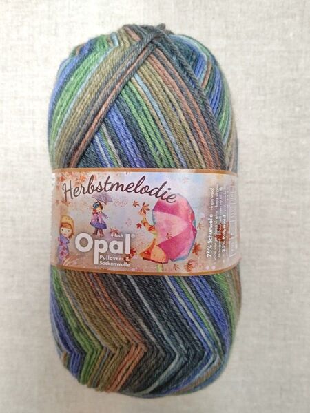 Opal オパール毛糸 ハーベスト Herbstmelodie 11126 ソックヤーン