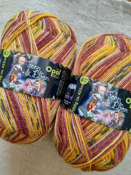 Opal オパール 毛糸 妖精&エルフ 2玉 ソックヤーン