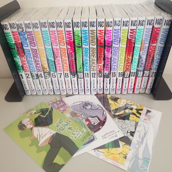 WIND BREAKER コミック にいさとる 漫画 セット ポストカード 特典 既刊全巻セット 初版