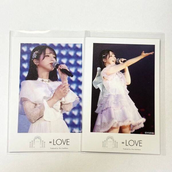 イコラブ =LOVE 5周年 ラッフル ミニフォト トレカ 佐々木舞香