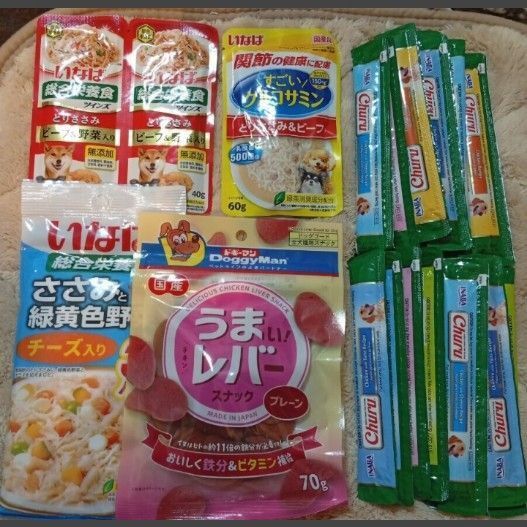 いなばわんちゅ〜る5種×4本 20本、いなば総合栄養食、ドキーマンおやつ各種