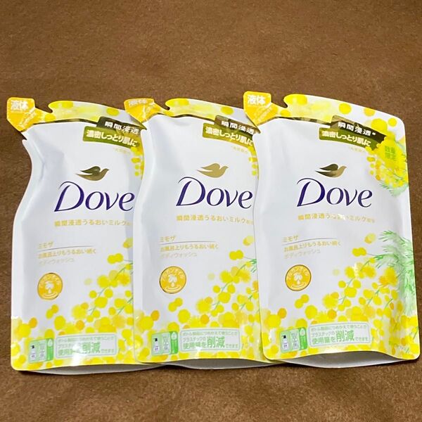 ユニリーバ ダヴ ボディウォッシュ ミモザ つめかえ用 (330g) 3袋セット