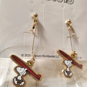 スヌーピー 夏サーフボード イヤリング アクセサリー