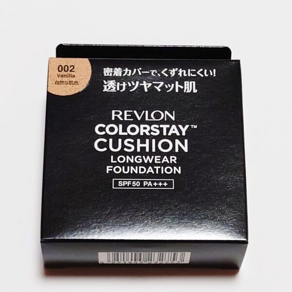 新品★レブロン★カラーステイ クッション ロングウェア ファンデーション 002 バニラ